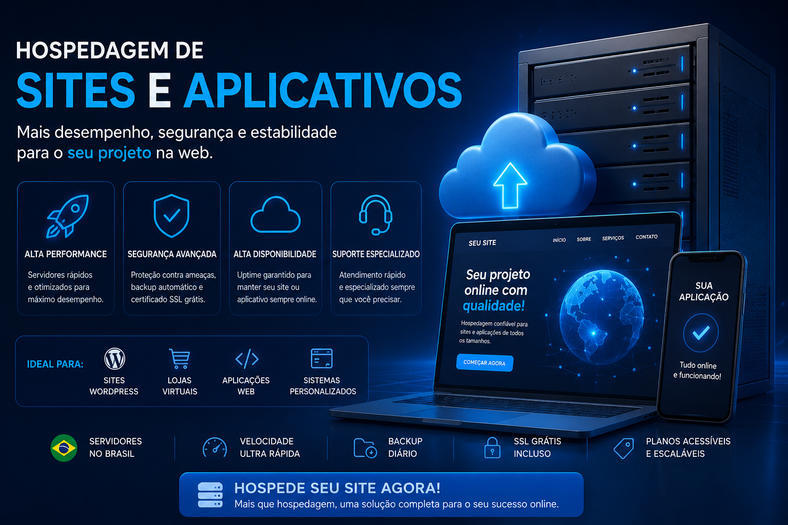 imagem de venda de hospedagens